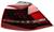 FANALE P/SX EST A LED ROSSO SCURO VW GOLF 7 10/12> R20