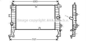 RAD.OPEL MERIVA 1.7 CDTI 03-