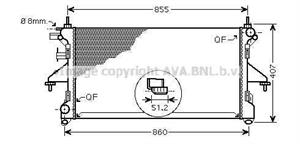 RAD.DUCATO 2.2 AC 06- SOST.PEA22309