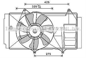 VENT.TOYOTA YARIS 1.4 D4D 03-05