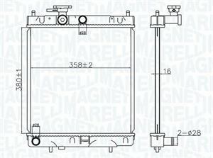 RADIATORE NISSAN MICRA II