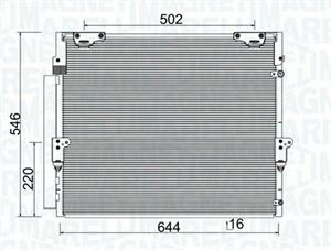 CONDENSATORE TOYOTA LAND CRUISER - LEXUS -