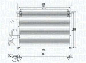 CONDENSATORE DAEWOO DAEWOO LANOS 1.6 (KLAT)