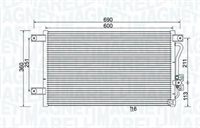 CONDENSATORE MITSUBISHIPAJERO-L200