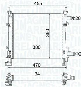 RADIATORE FORD KA (RB) 1.3 I