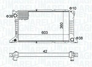 RADIATORE FORD TRANSIT(E )