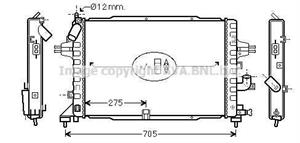 RAD.OPEL CORSA B + AC 97-