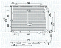 CONDENSATORE MERCEDES CLASSE C (W202)