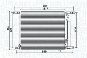 CONDENSATORE CHEVROLET AVEO