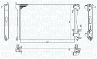 RADIATORE PEUGEOT 406 (8B) 2.0 HDI 110