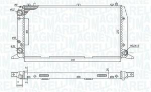 RADIATORE AUDI 80 (89, 89Q, 8A, B3) 1.8 S