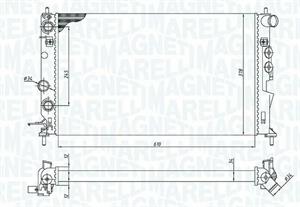 RADIATORE OPEL VECTRA B(J96) 1.6 I 16V (