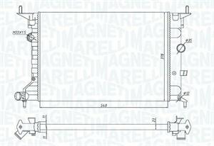 RADIATORE OPEL VECTRA B(J96) 1.6 I 16V (