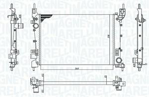 RADIATORE FIAT  GRANDE PUNTO 09/05>