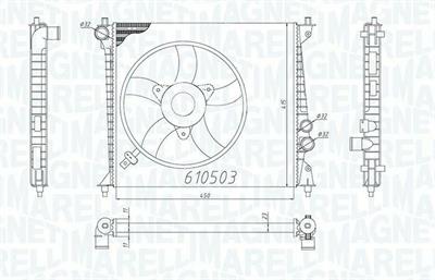 RADIATORE AUDI A2 (8Z0)1.4