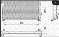 RADIATORE FIAT PUNTO (188_ - LANCIA -