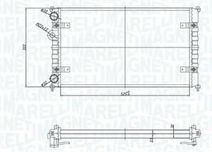 RADIATORE VW POLO (6N2)1.4