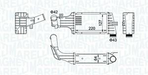 INTERCOOL OPEL ZAFIRA A-ASTRA G