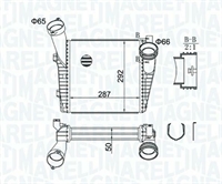 INTERCOOLER VW TOUAREG - AUDI - PORSCHE -