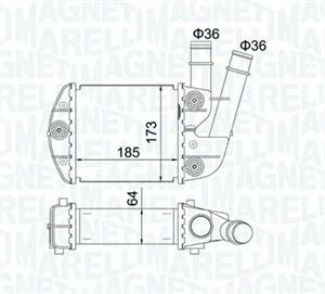 INTERCOOLER FIAT PANDA 169