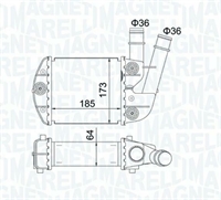 INTERCOOLER FIAT PANDA 169