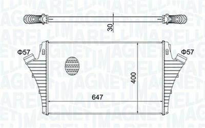 INTERCOOLER OPEL VECTRAC