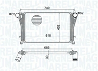 INTERCOOLER VW GOLF VII-AUDI-SEAT-SKODA-