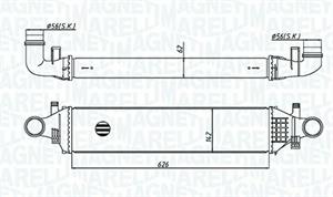 INTERCOOLER MERCEDES CLASSE B-A-GLA