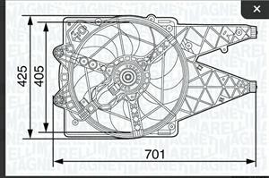 VENTOLA MOTORE FIAT DOBLO - OPEL-