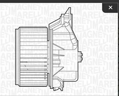 VENTOLA ABITACOLO FIAT GRANDE PUNTO  -OPEL-