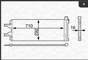 CONDENSATORE FIAT DUCATO 250 - CITROEN - PEUG -